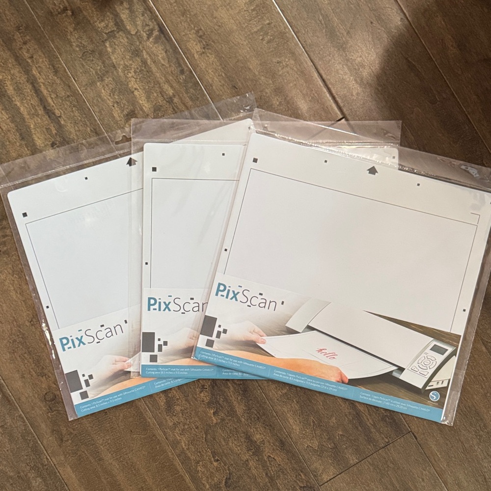 Silhouette PixScan Mats Bundled Lot of 3 NWT